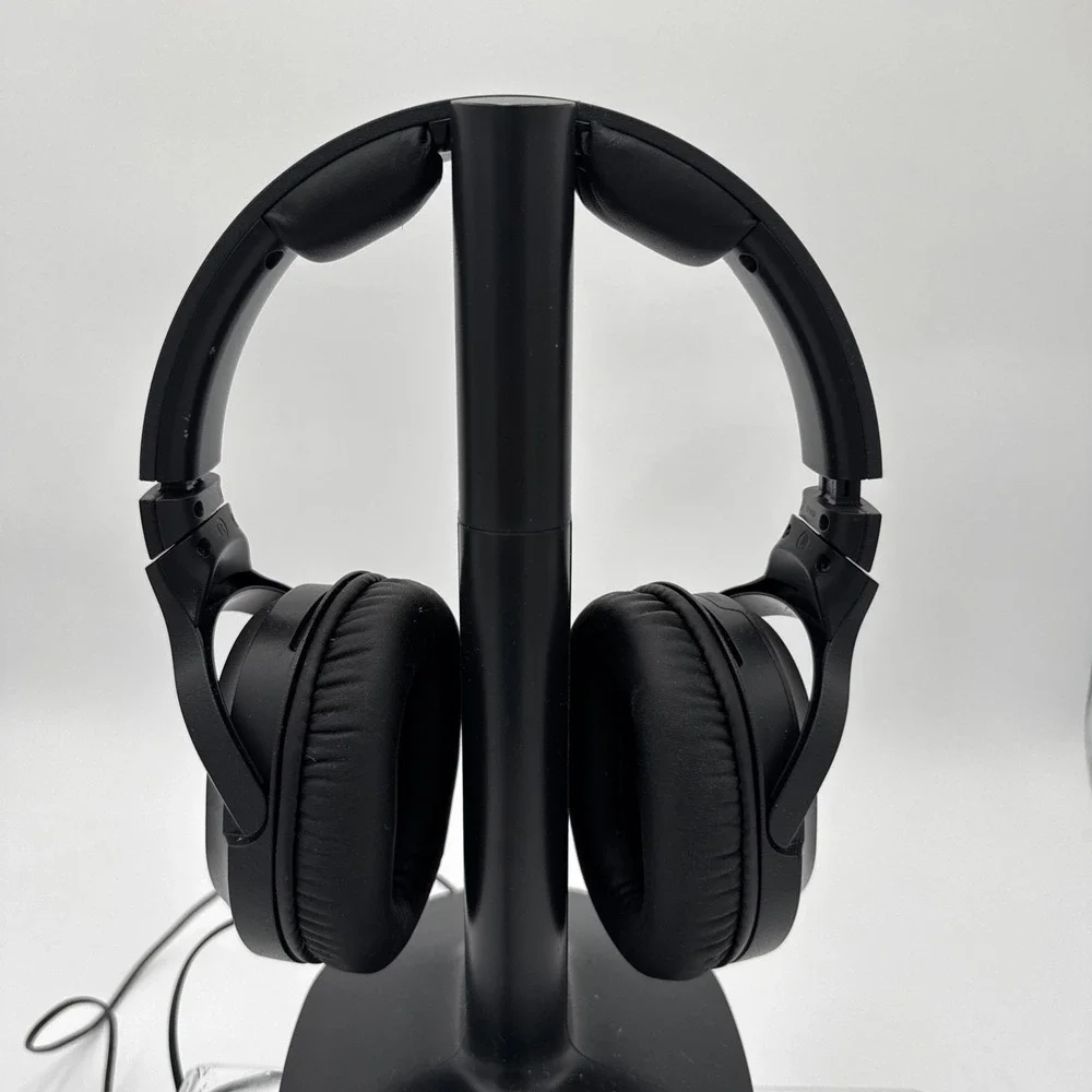 Sony RF400 Wireless Home Theater Headphones - Black - No Box, Used, Tested Works